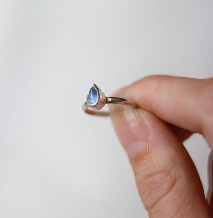 Moonstone Sterling Silver Ring