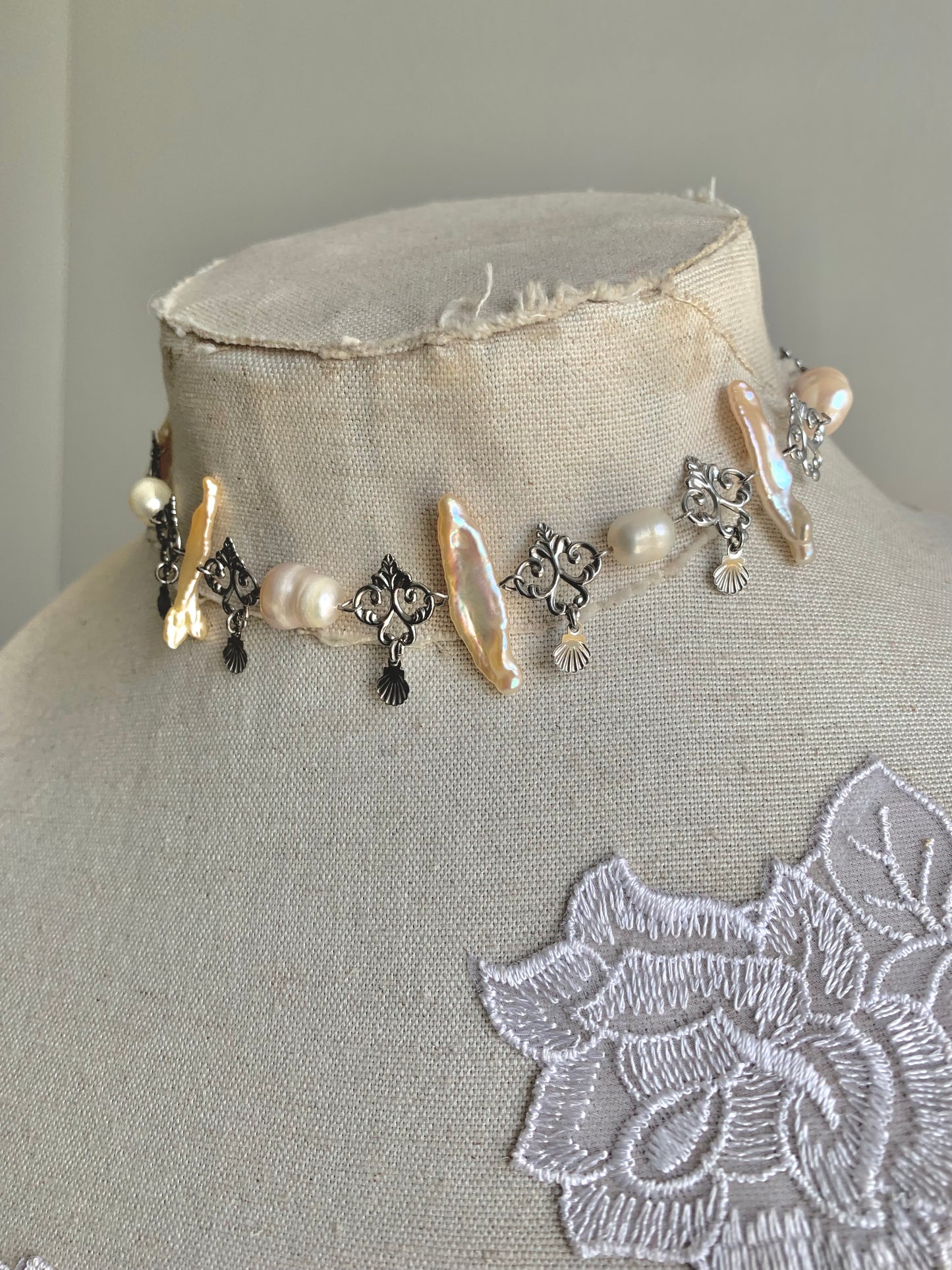 Amphitrite Freshwater Pearl Necklace