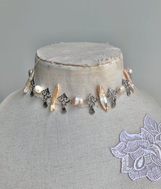 Amphitrite Freshwater Pearl Necklace