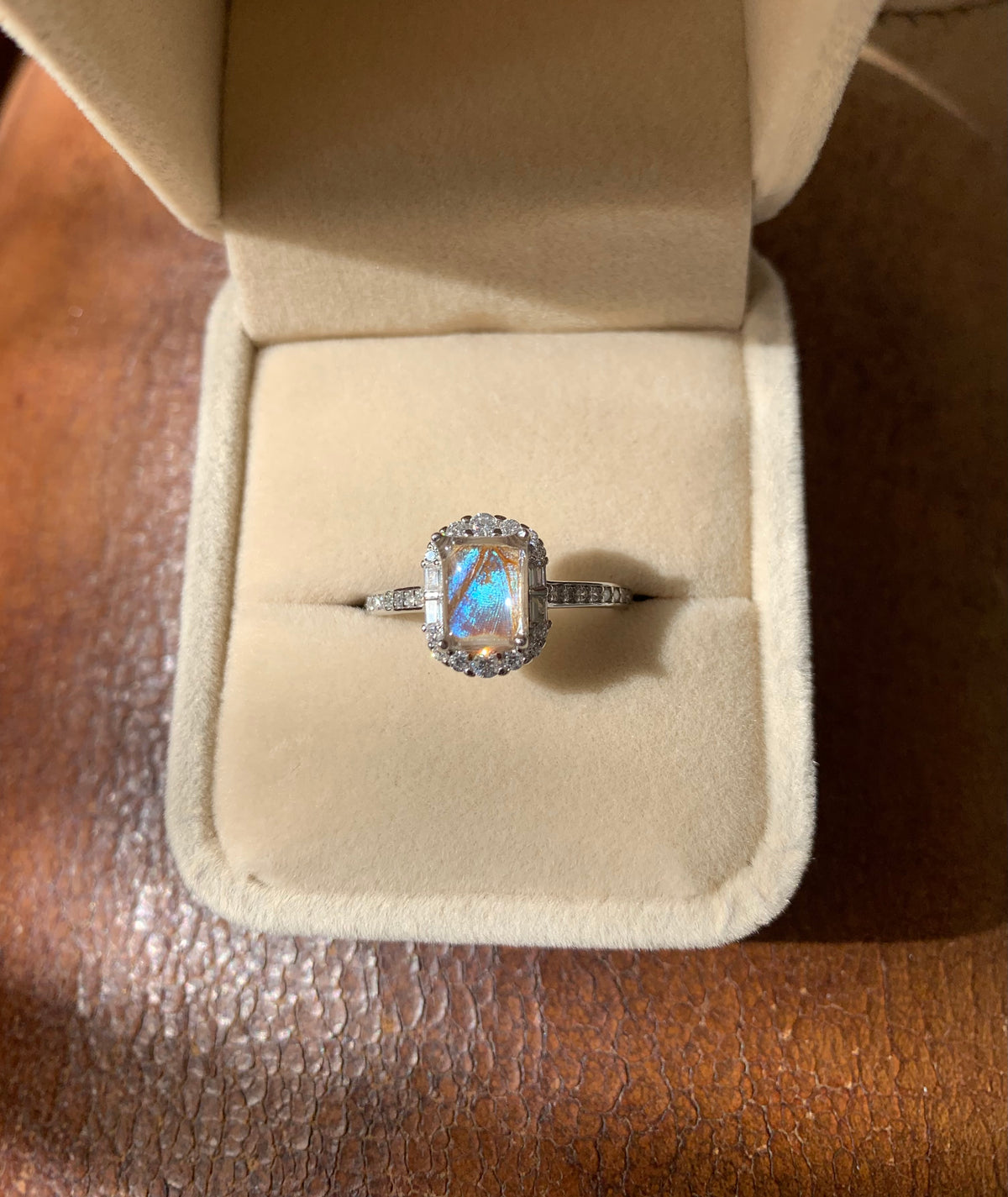 Sterling Silver 1935 Butterfly Wing Fragment Ring