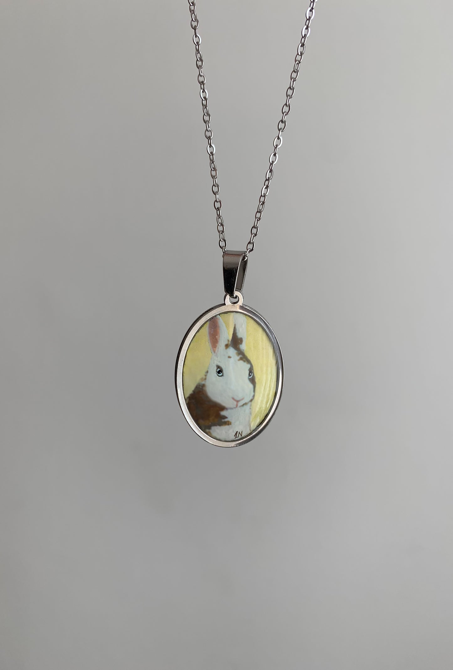 Hand-Painted Pet Portrait Necklaces