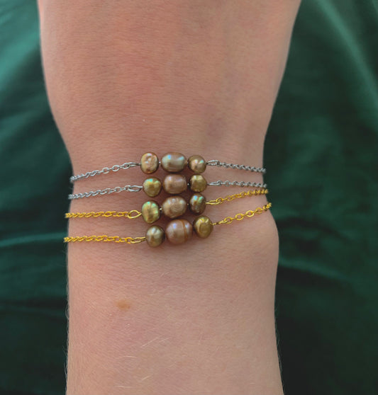Trinity Freshwater Pearl Bracelet