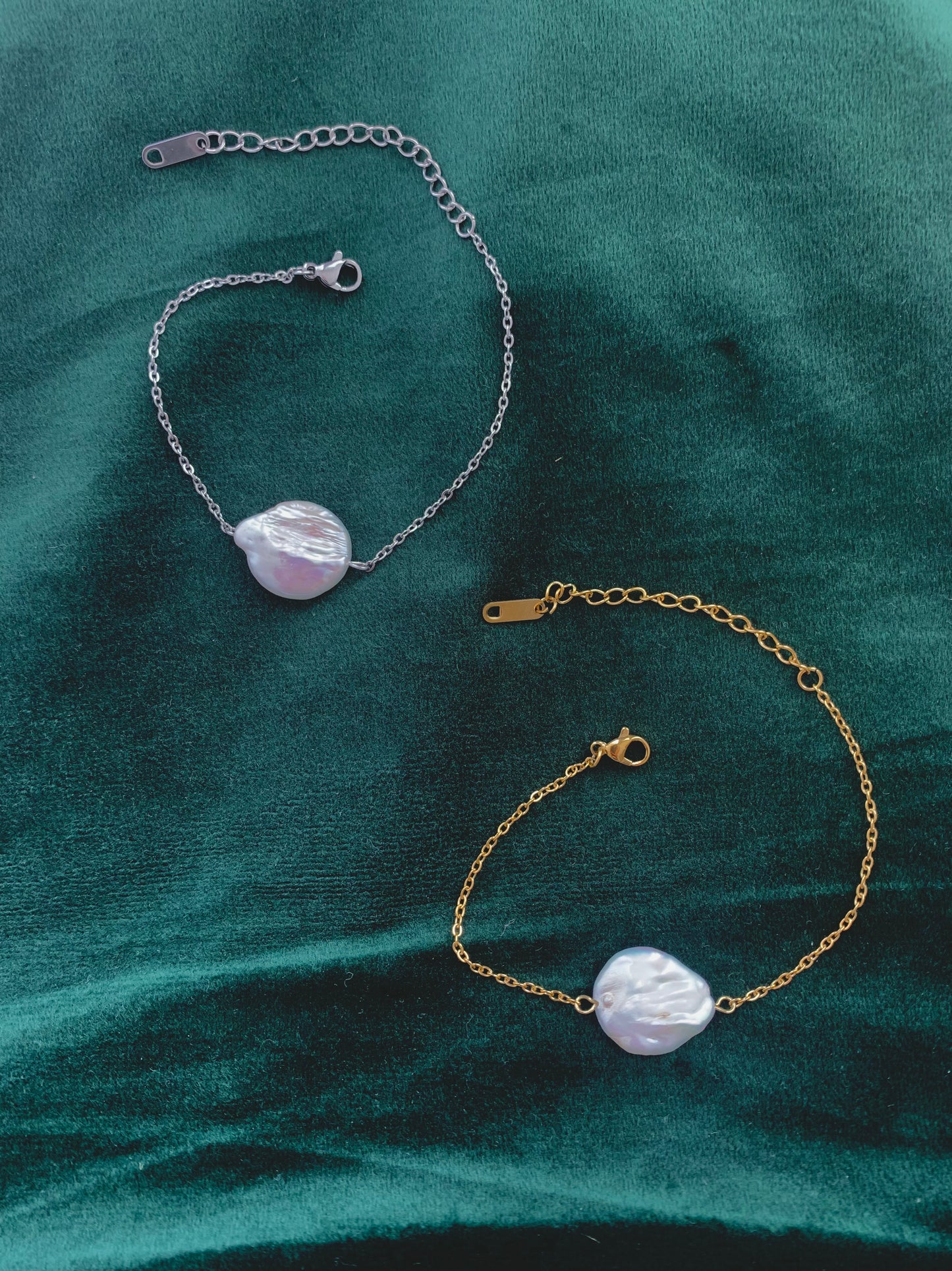 Mermaid Coin Freshwater Pearl Bracelet