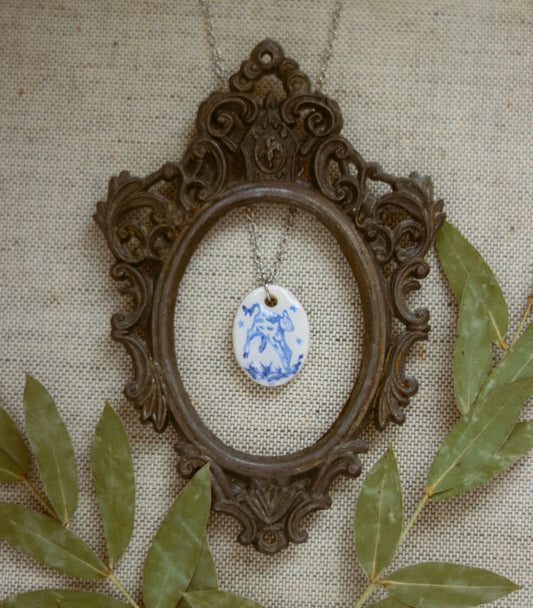 ‘Calf’ Porcelain Necklace