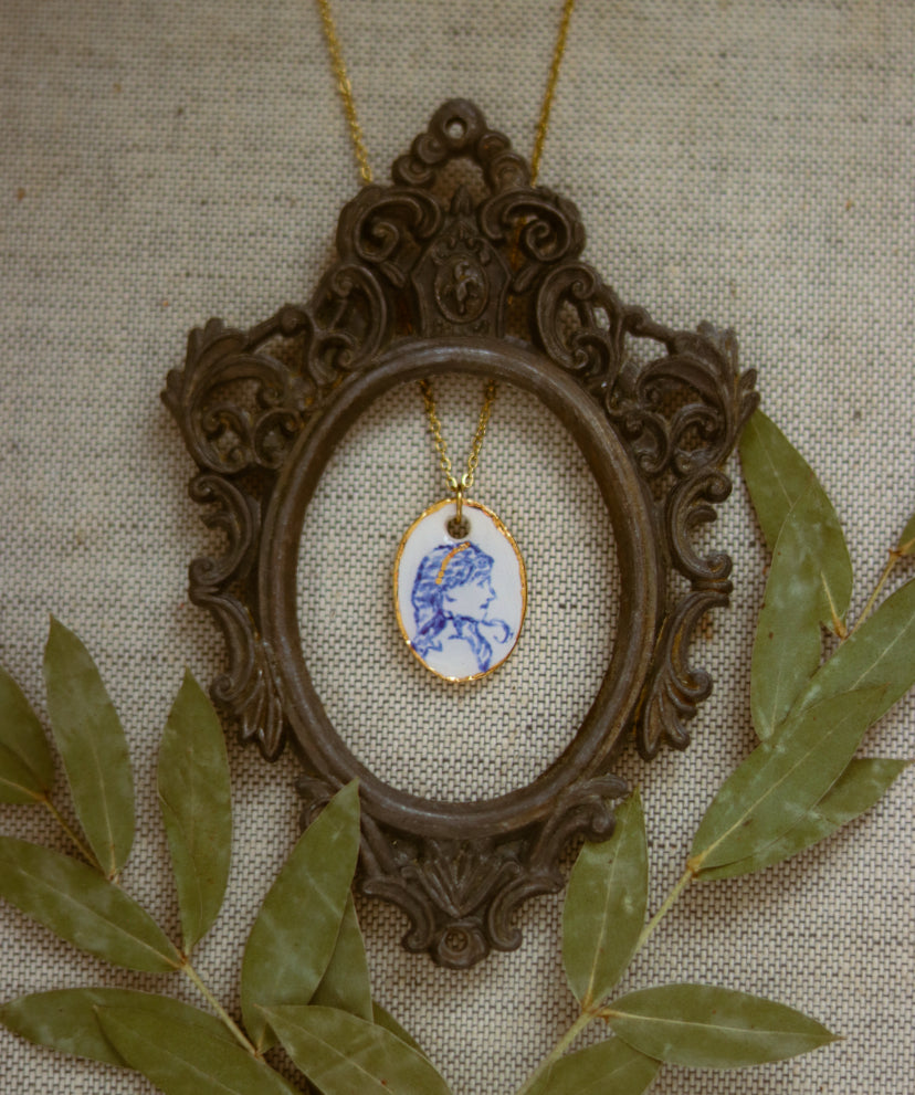 ‘Cameo’ Porcelain Necklace