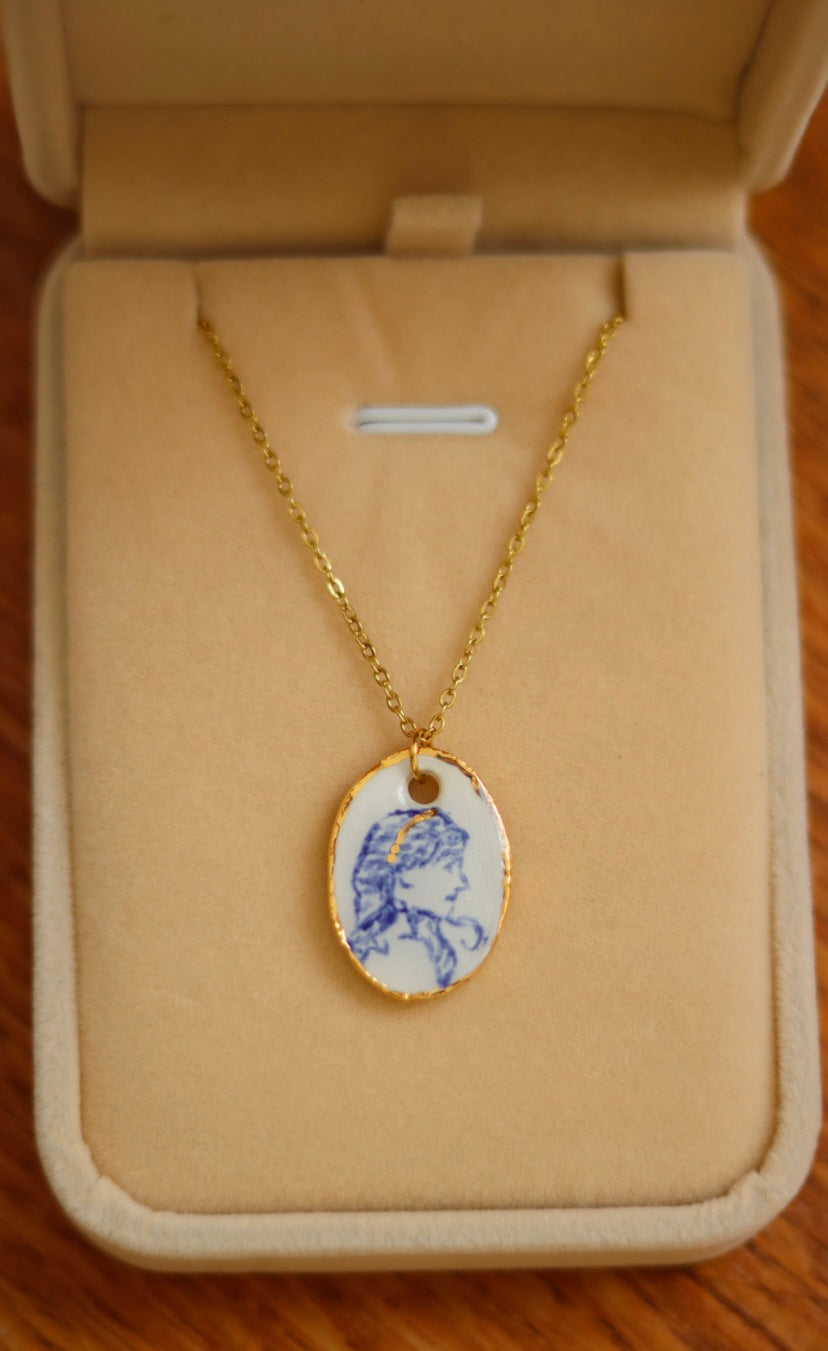 ‘Cameo’ Porcelain Necklace