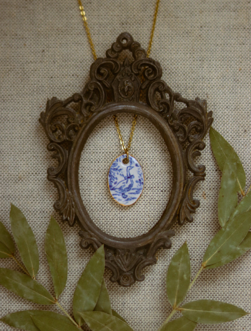 ‘Goose’ Porcelain Necklace