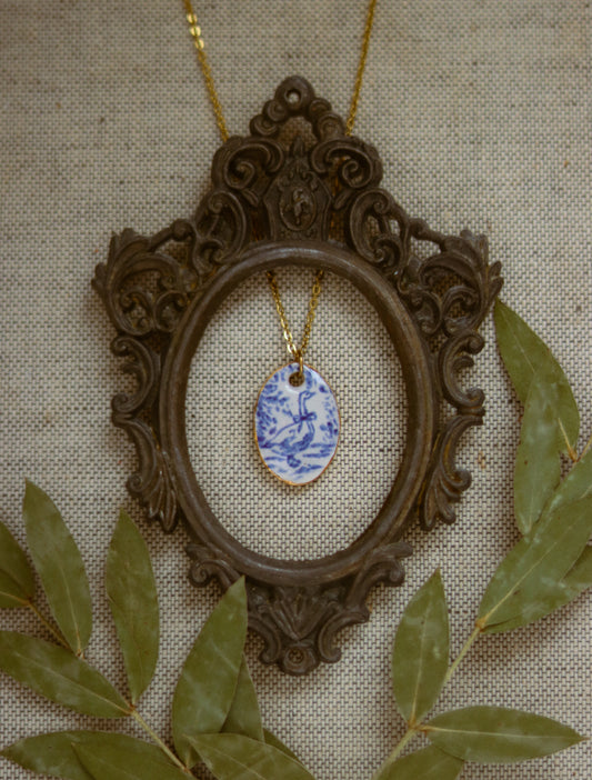 ‘Goose’ Porcelain Necklace