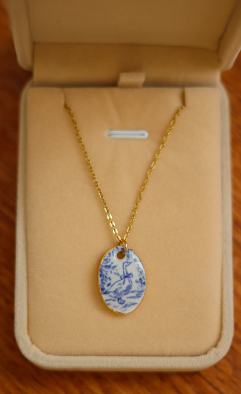 ‘Goose’ Porcelain Necklace